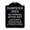 Signmission No Parking Within 50 Ft Unauthorized Vehicles Ticketed Towed at Owners Expense, BS-1824-23638 A-DES-BS-1824-23638 - alternate 1